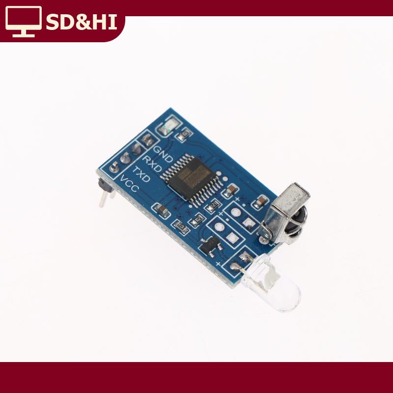 SD&HI ตัวรับส่งสัญญาณอินฟราเรด38kHz โมดูลการสื่อสารพร้อมการเข้ารหัสถอดรหัสบอร์ดการเรียนรู้ที่บ้านอัจฉริยะควบคุมระยะไกลได้หลากหลาย ราคา 69 บาท*ส่งฟรี