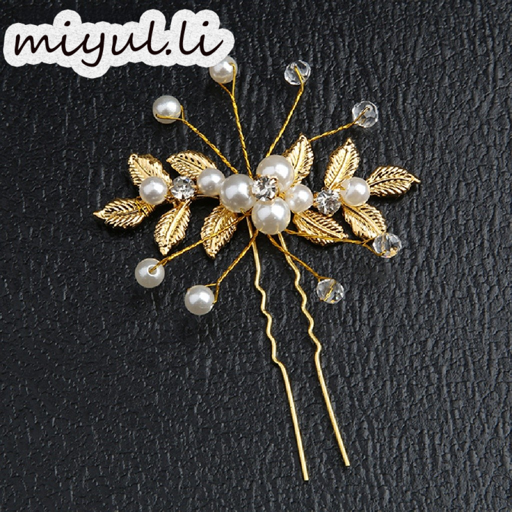 miyuli กิ๊บติดผมรูปตัวยูมุกเทียมแฟชั่น ราคา 11 บาท*ส่งฟรี