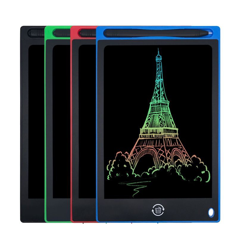 Bảng vẽ điện tử màn hình LCD bảng viết tự xóa thông minh 8.5 inch đa màu