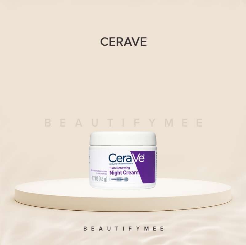 Cerave Skin Renewing Night Cream 48G Hyaluronic Acid Niacinamide