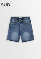 SUB Women Denim Short - Dark Blue - 410414 / Seluar Jeans Pendek Perempuan - Biru Pekat