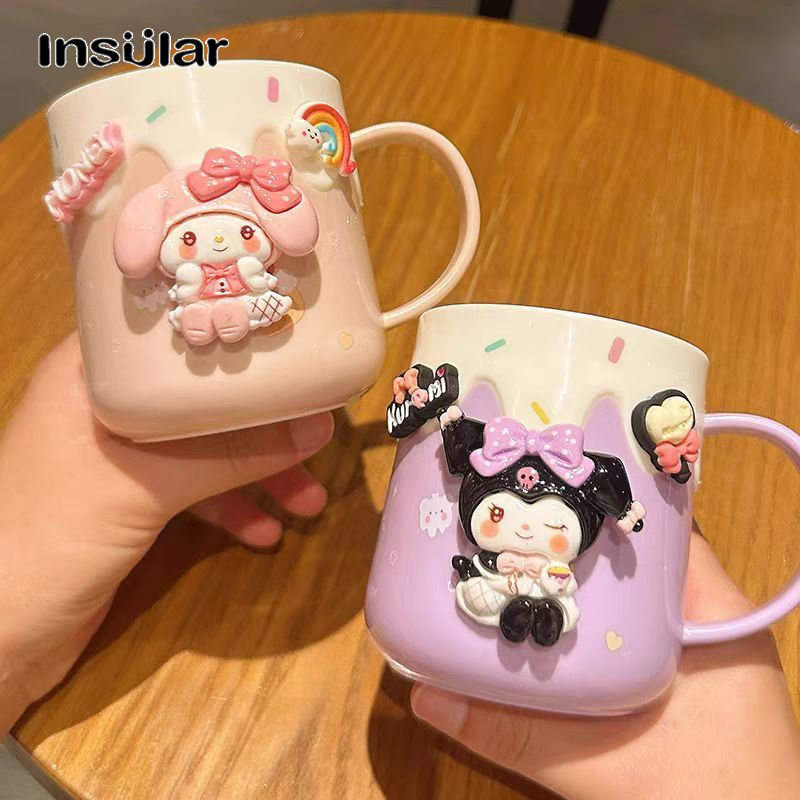Insular Cute Sanrio Character Toothbrush Cups for Kids with Fun 3D Design ราคา 43 บาท*ส่งฟรี