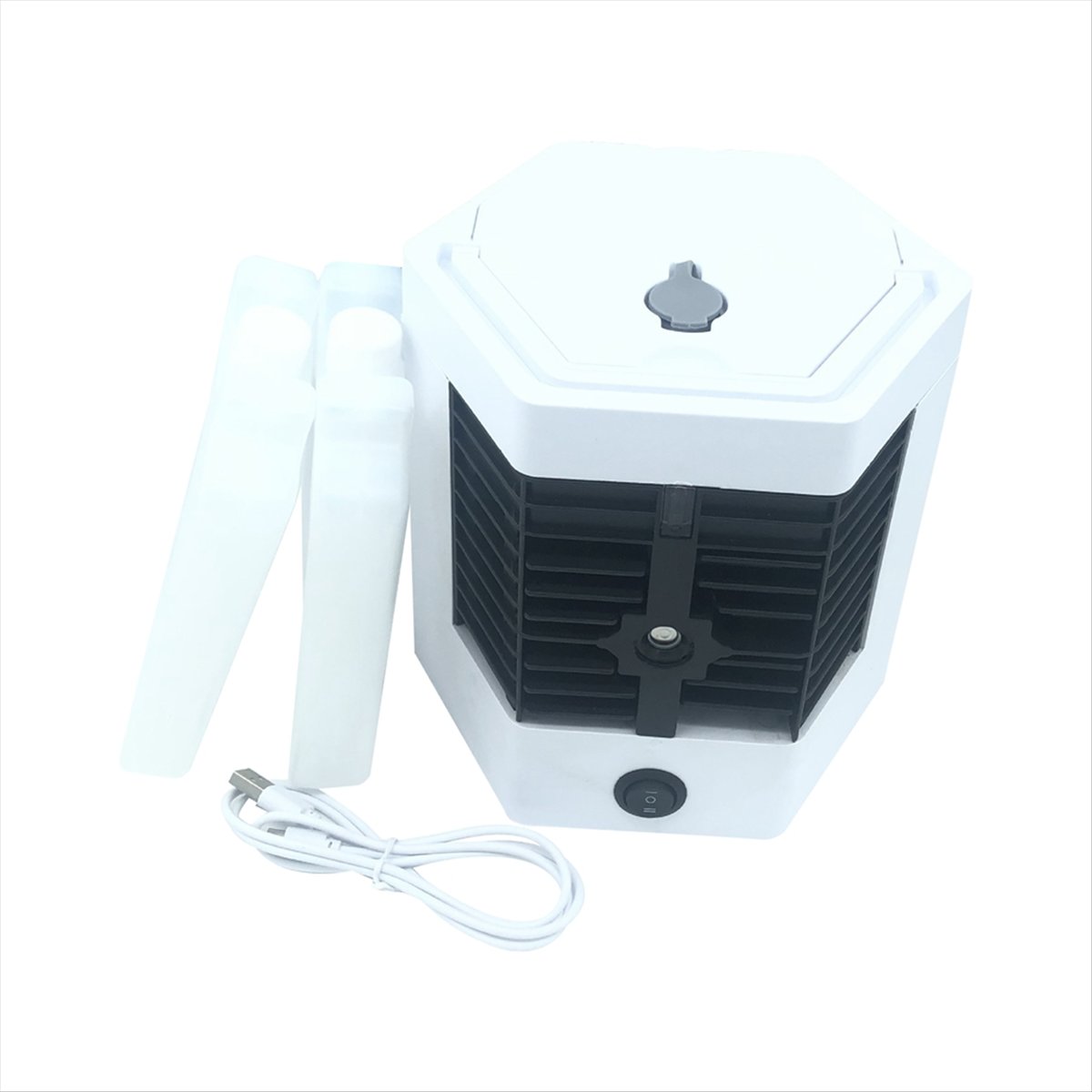 Mini Air Conditioning Fan Desktop Cooler Fan USB Portable Humidifier Water Cooling Fan for Bedroom and Desktop Easy to Use