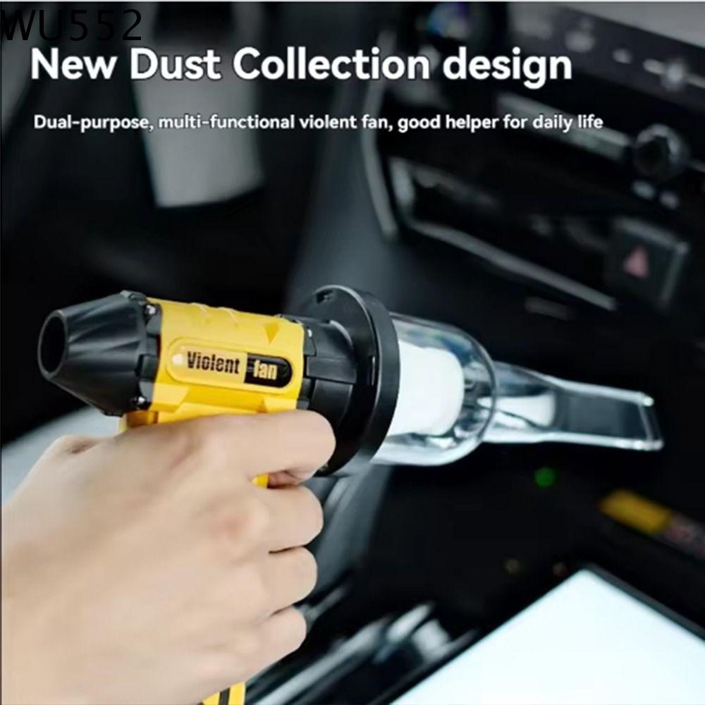 WU552 110000 vòng/phút Quạt phản lực mini Turbo Công suất cao Có thể sạc lại Máy hút bụi chạy điện Máy thổi bụi không khí Điều chỉnh tốc độ Động cơ không chổi than Dụng cụ làm sạch bụi