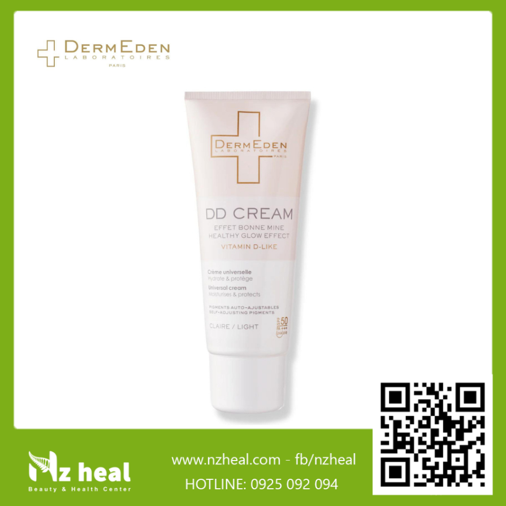 Kem chống nắng Vitamin D DermEden DD Cream SPF50 (50ml)