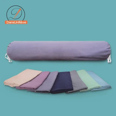 Dansunreve 1PC Bolster Pillow Cover Solid Color Pillowcase Easy ON/OFF Feel Comfortable / Soft Bolster Covers