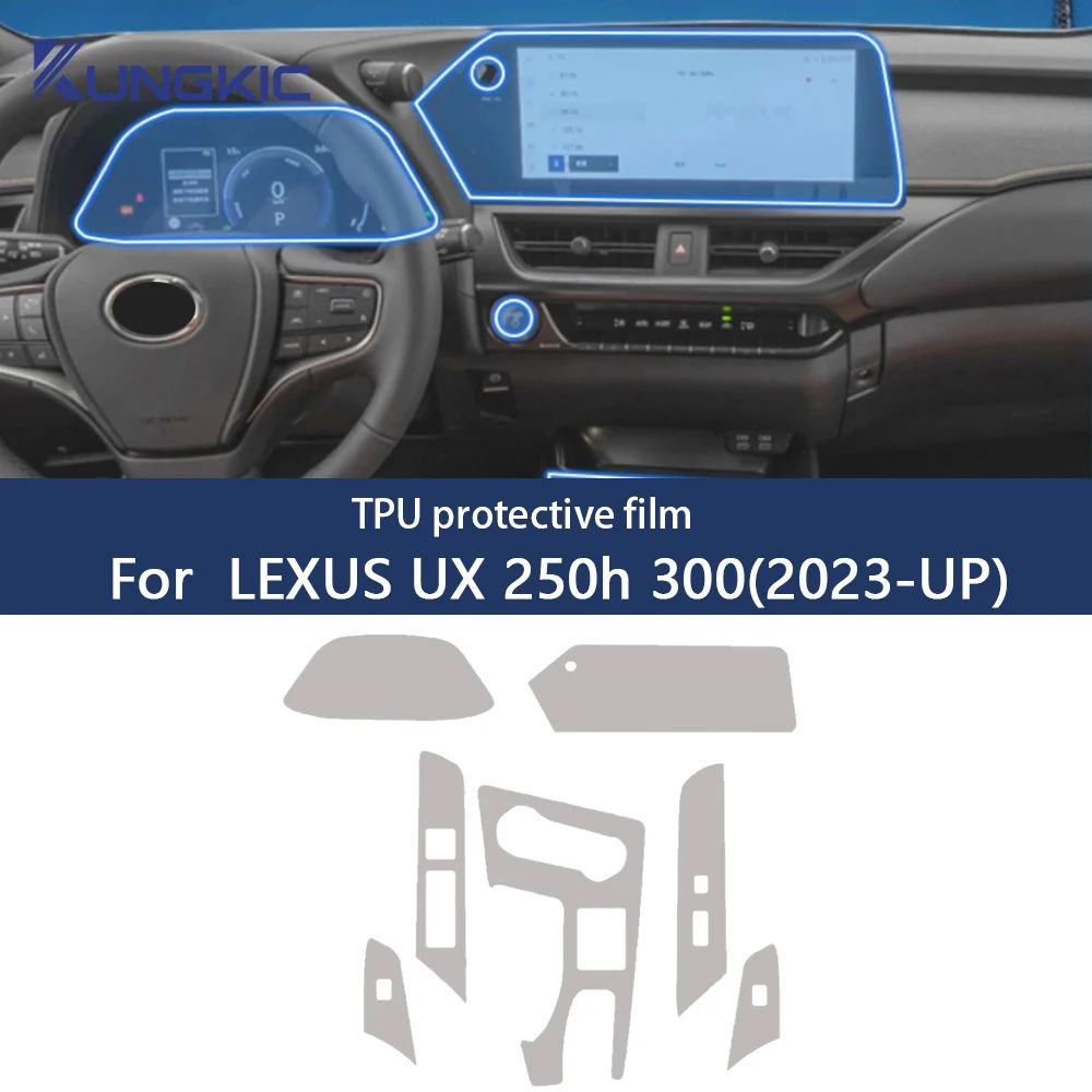 For Lexus UX 250h 300 2023-2025 Car Navigation LCD TPU GPS Screen Protector Anti-Scratch Film Fitting PPF Protective Sticker ราคา 439 บาท*ส่งฟรี