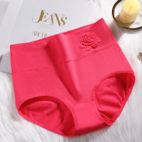 Mettle Vault Womens High-Waist Comfortable Shaping Underwear with Floral Design