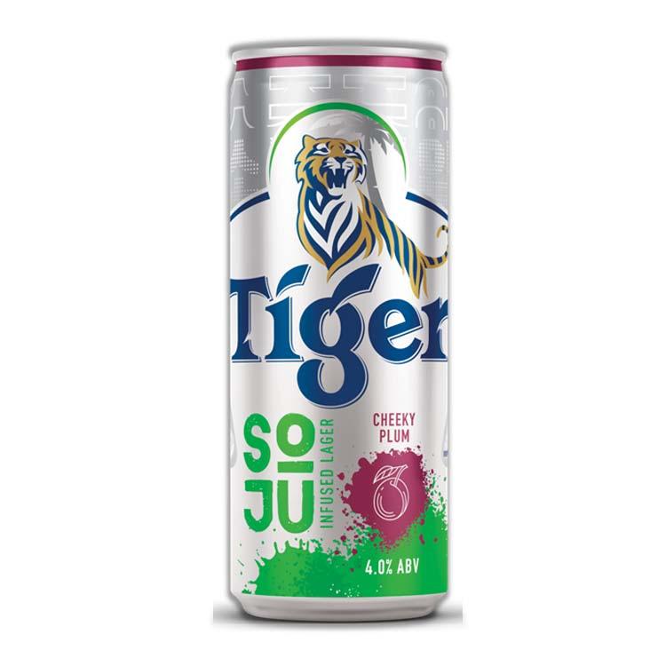 [Co.op Online] - Bia Tiger Soju Infused Larger vị mận lon 330ml