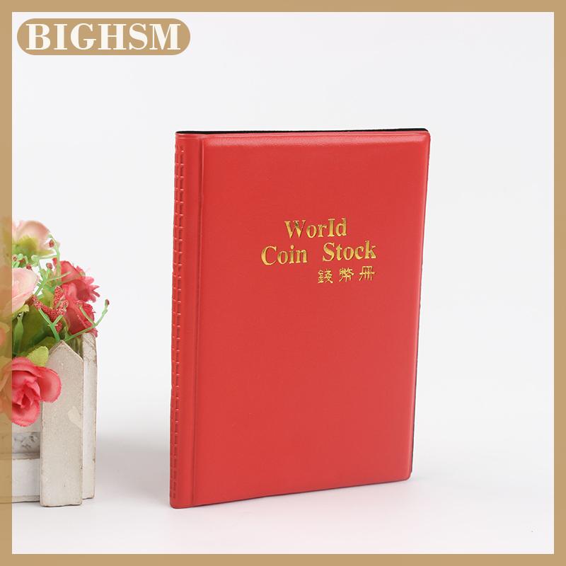 BIGHSM 60 Pockets Coinnings Collection Album Book Mini Penny Storage Bag Collecting Money Organizer Gifts Coinning Holder Albums