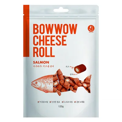 Bow Wow Cheese Roll Cheese & Salmon 120g