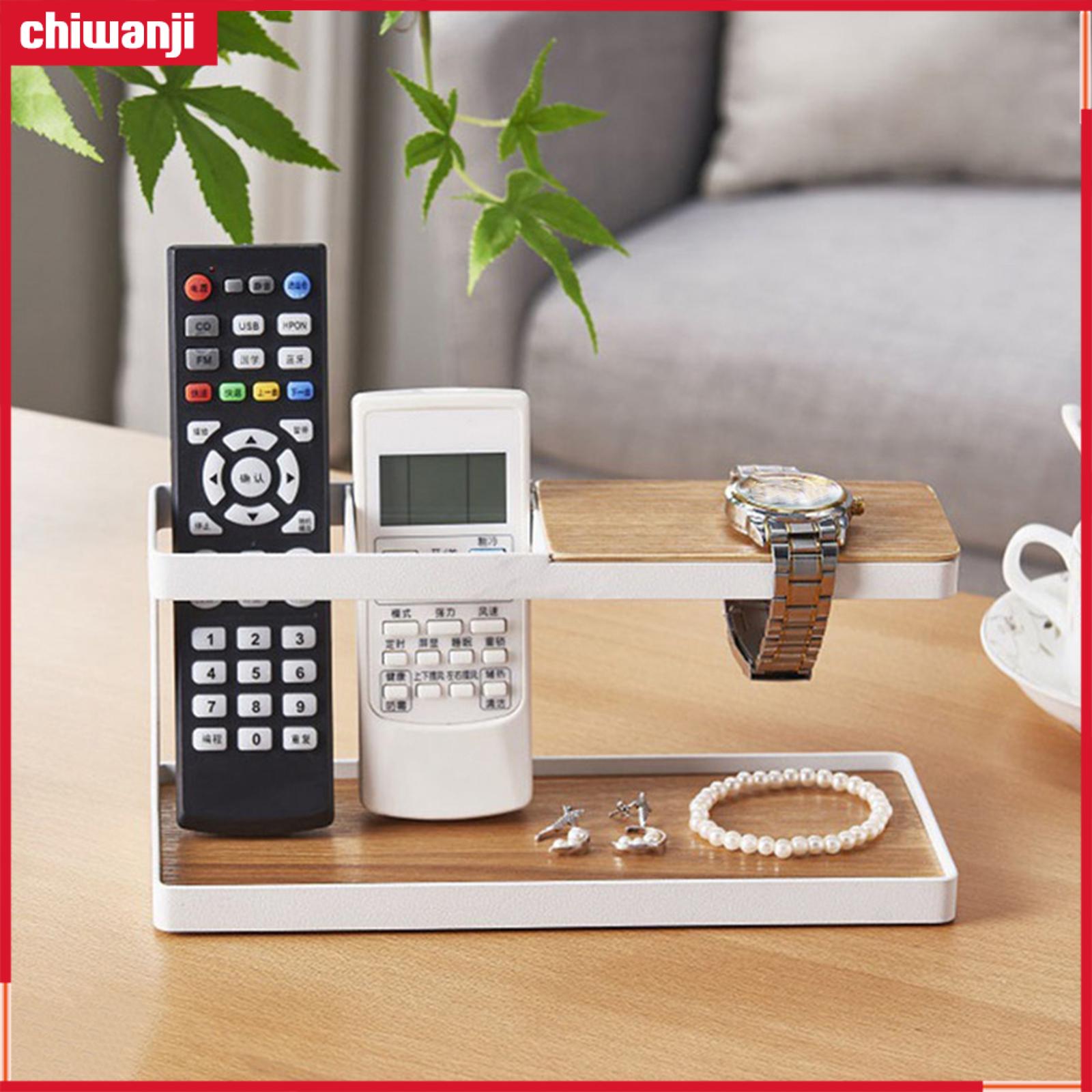 chiwanji Remote Control Rack Divider Storage Container for Office Living Room Glasses
