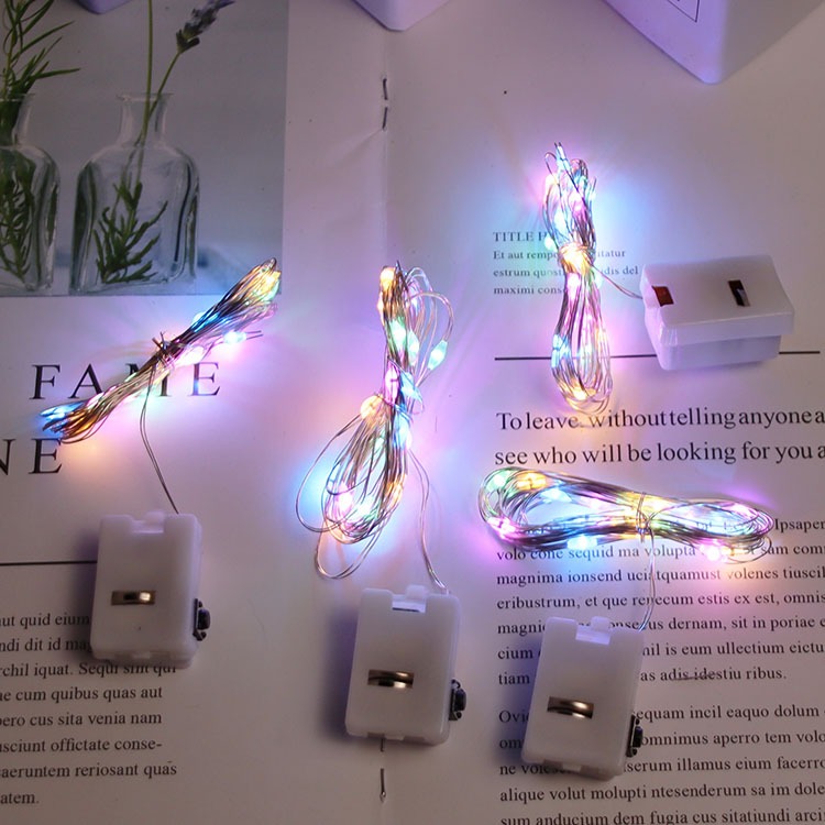 Dây đèn led 1m mini đèn nhiều màu