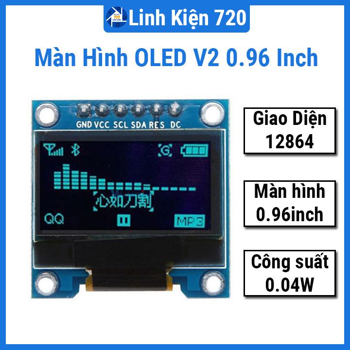 Module màn hình oled v2 0.96 inch stm32 iic/spi giao diện 12864