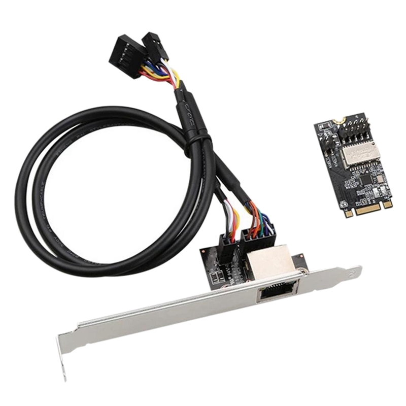 M.2 to PCI-E Gigabit Network Card RJ45 LAN Adapter Converter Network
