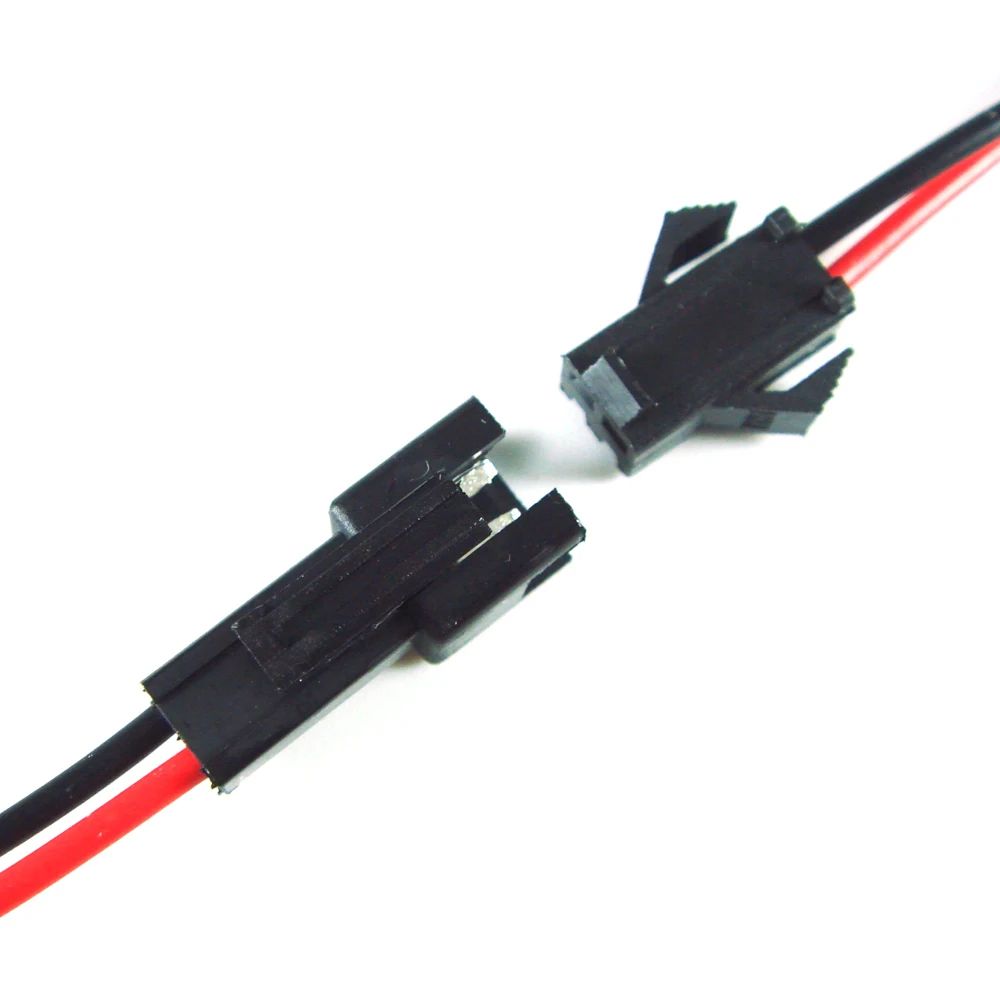 5pcs 2-Pin Male Female Connector Plug with Wires Cables for LED Strip Lamp Driver、 HOT SALE Fast delivery