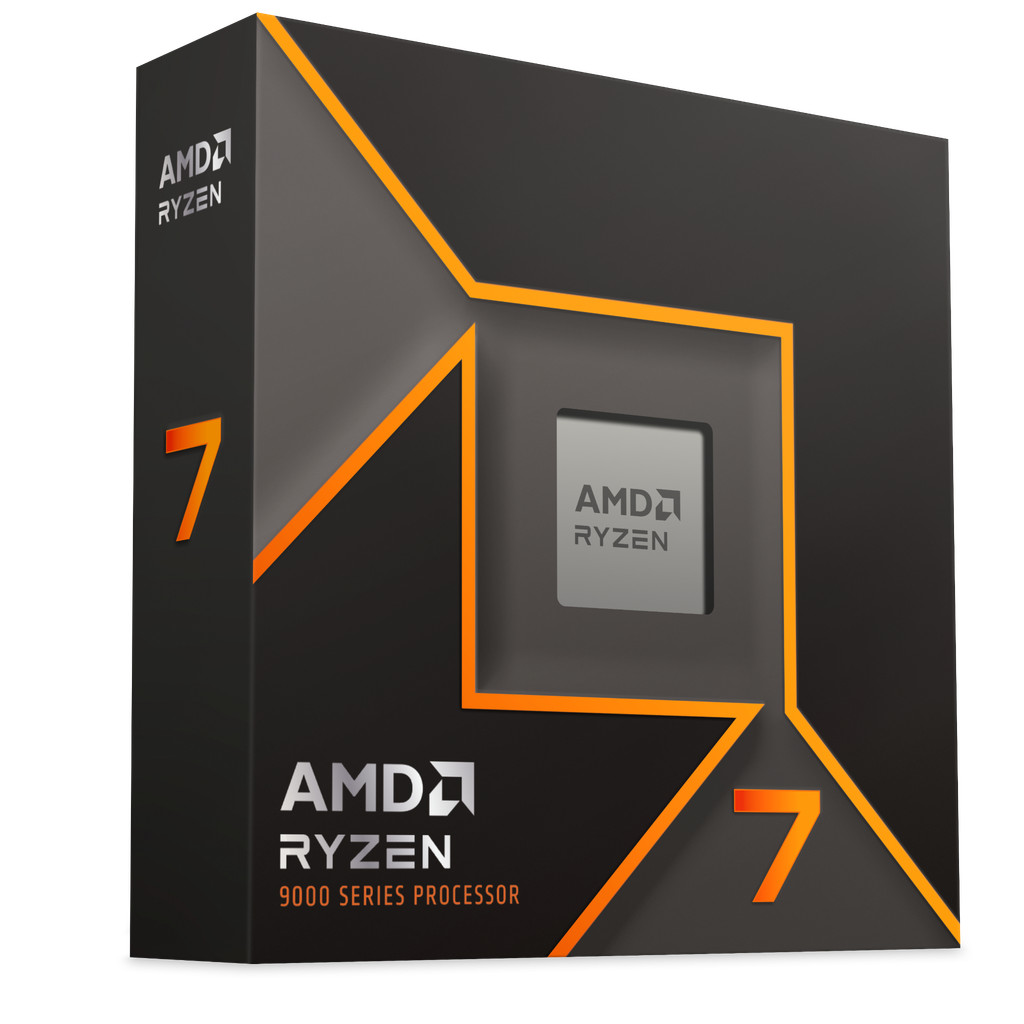 Amd Ryzen 7 9700X Box Brand Cpu (3.8 Ghz Boost 5.5 Ghz) |   8 Cores / 16 Threads |   32 Mb Cache) - Genuine Product