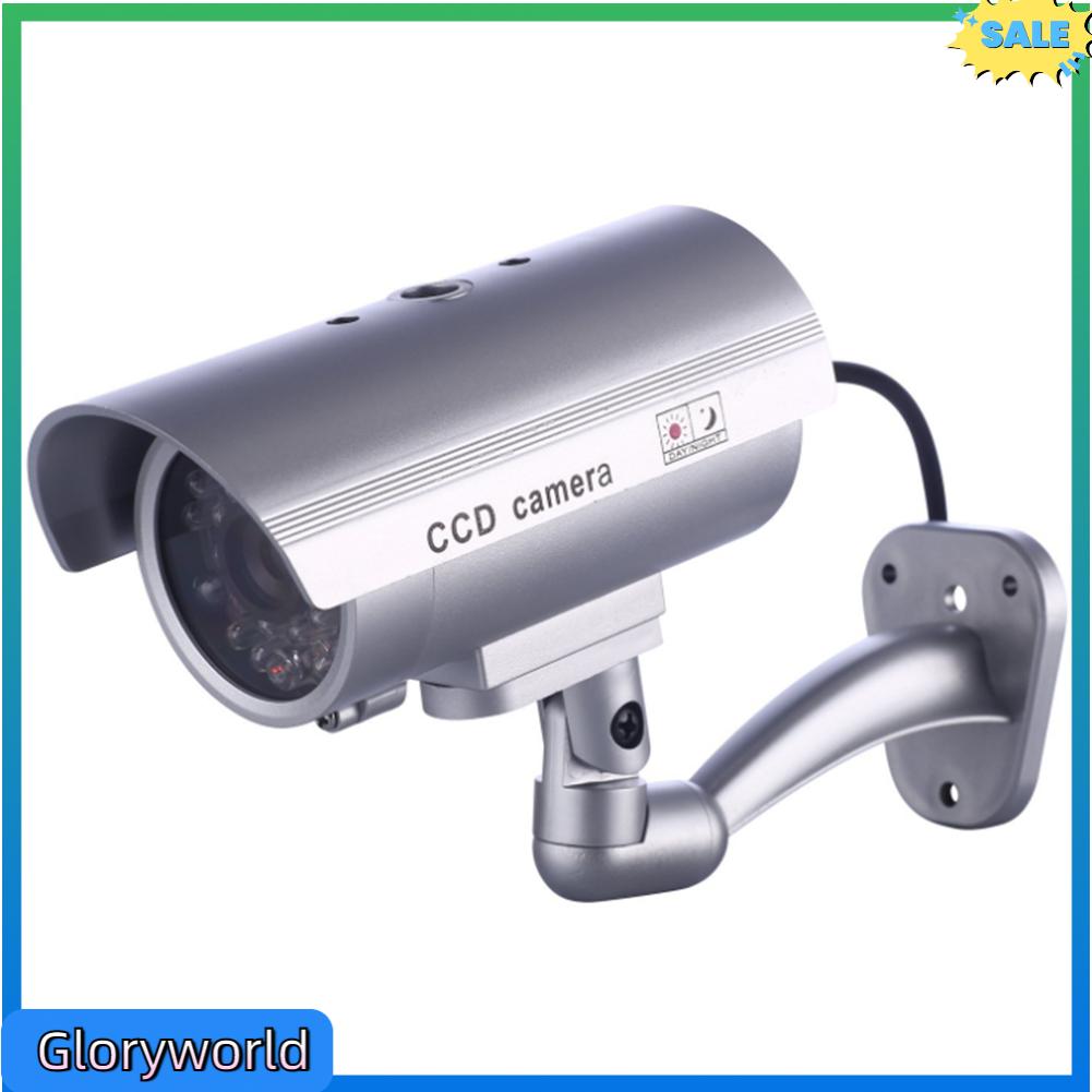 Gloryworld giả an ninh máy ảnh chống trộm có thể điều chỉnh góc độ phổ không dây giả mô phỏng CCTV Camera giám sát cho nhà nhỏ gọn giả giám sát