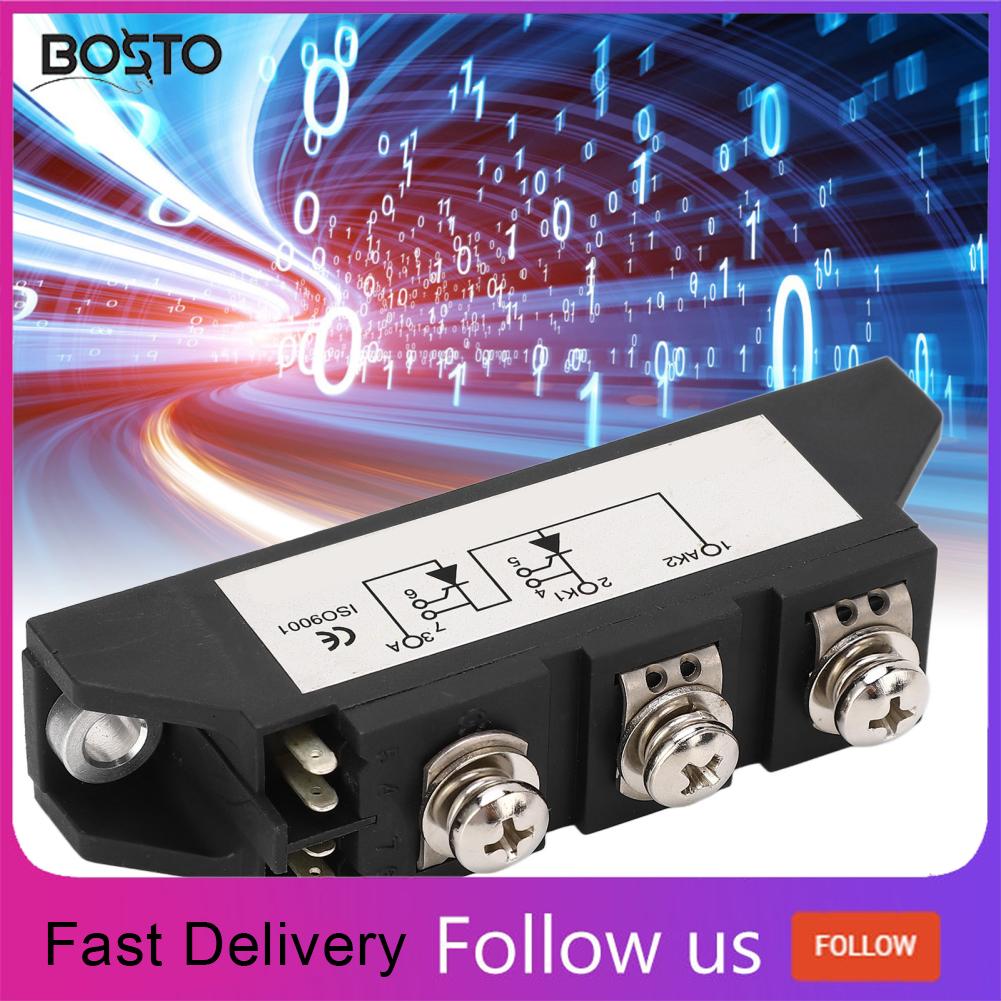 BOSTO Mô-đun điốt chỉnh lưu Ngăn ngừa quá nhiệt Mô-đun thyristor Độ ồn thấp MCC72‑16io1b Chạy ổn định hai chiều để giảm độ sáng