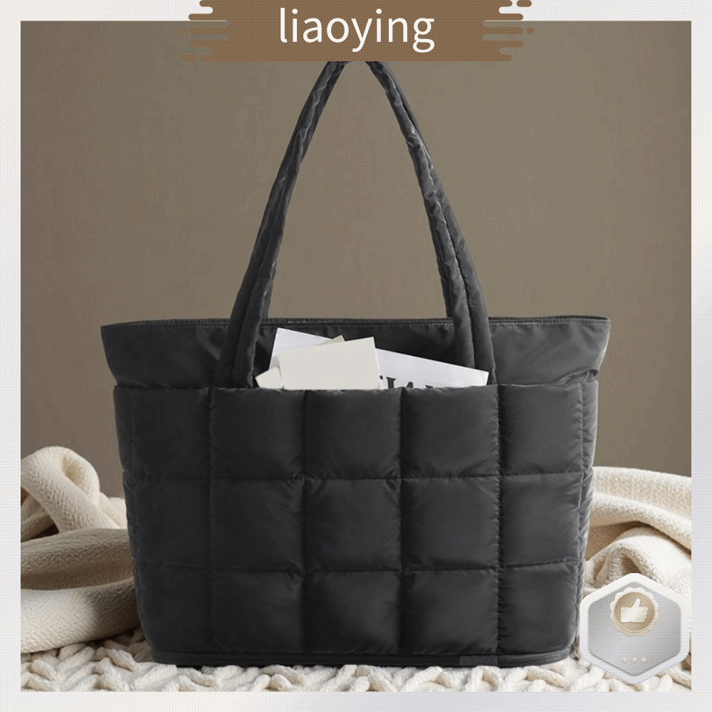 LIAOYING Có thể mở rộng Túi tote 15.6 inch Áo phao 28 lít Túi đựng laptop Đơn giản Cầm tay Túi đeo vai Kinh doanh