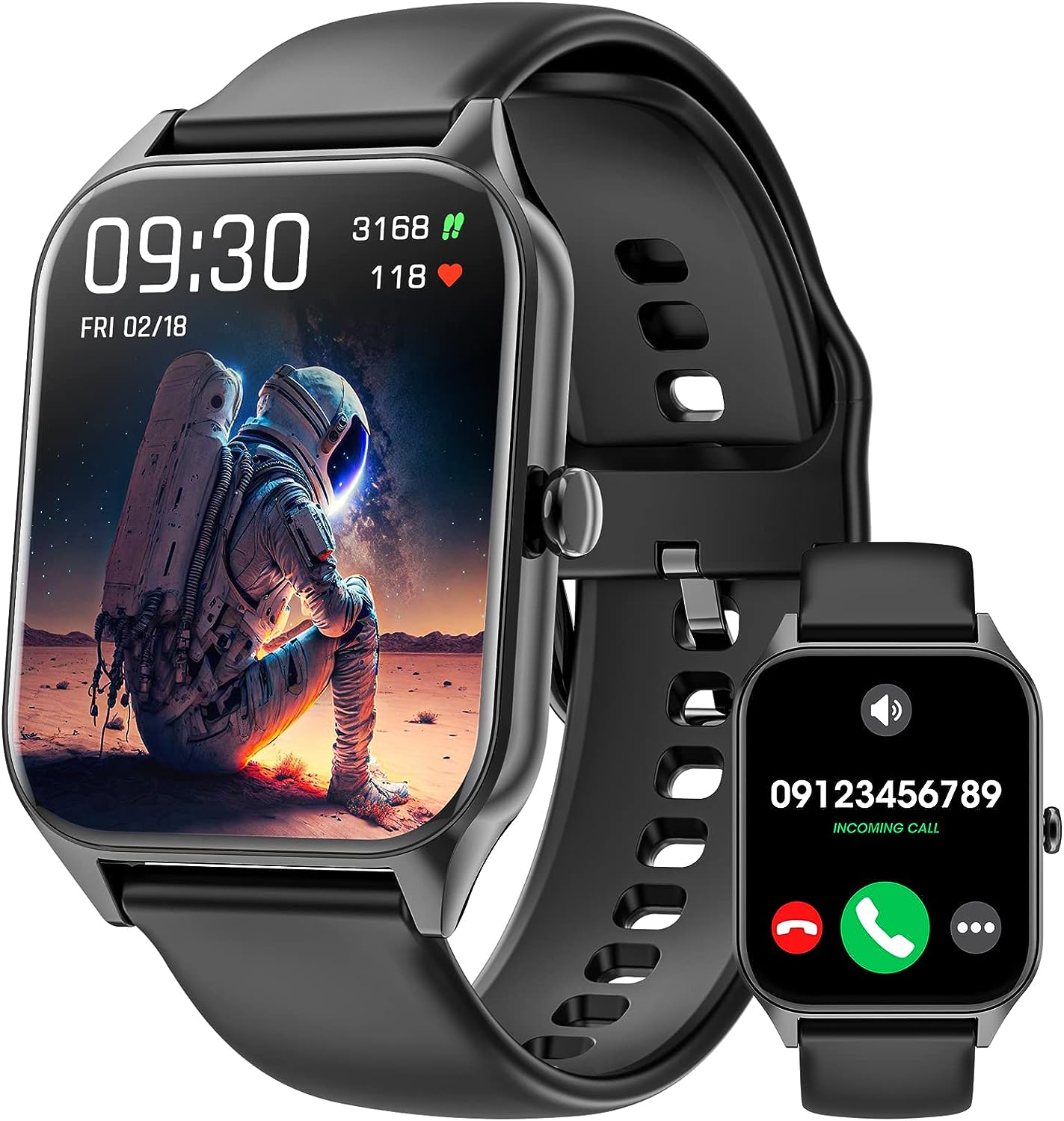 Hanlin Mi Smart Watch With Bluetooth Earphone Bluetooth Smartwatch - Main Image