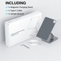 GUUGEI Magnetic Wireless Charging i-Pad Pro 12.9 Desktop Holder Tablet Bracket i-Pad Air 11 Charging Stand