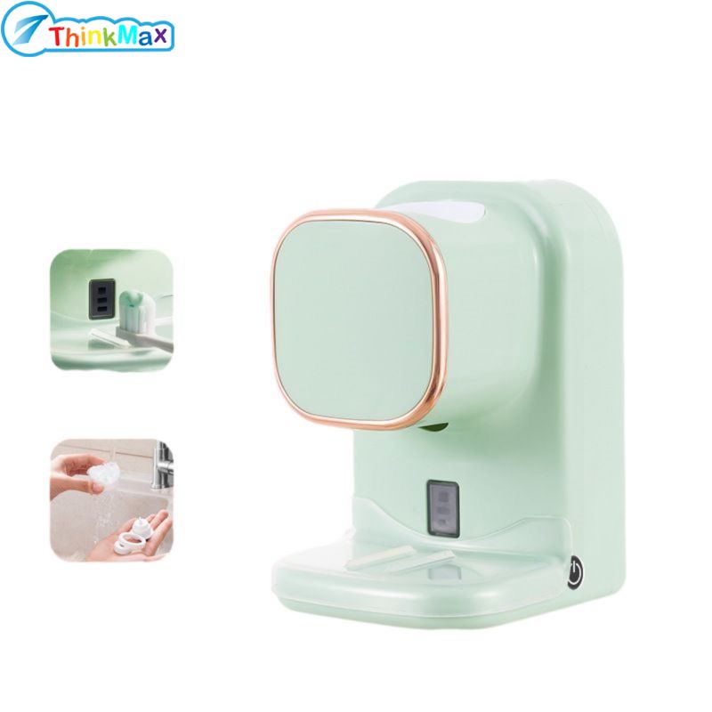 Smart Toothpaste Dispenser With Different Mode Automatic Sensor Electric Punch-free Wall Mounted Toothbrush Holder For Bathroom ราคา 400 บาท*ส่งฟรี
