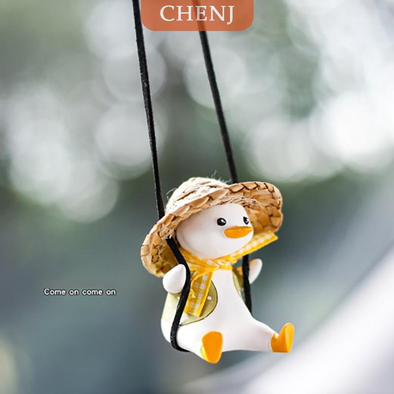 [COD] CHENJ เครื่องประดับแบบแขวนสำหรับตกแต่งรถรูปเป็ดสุดน่ารักสำหรับตกแต่งรถ ราคา 55 บาท*ส่งฟรี