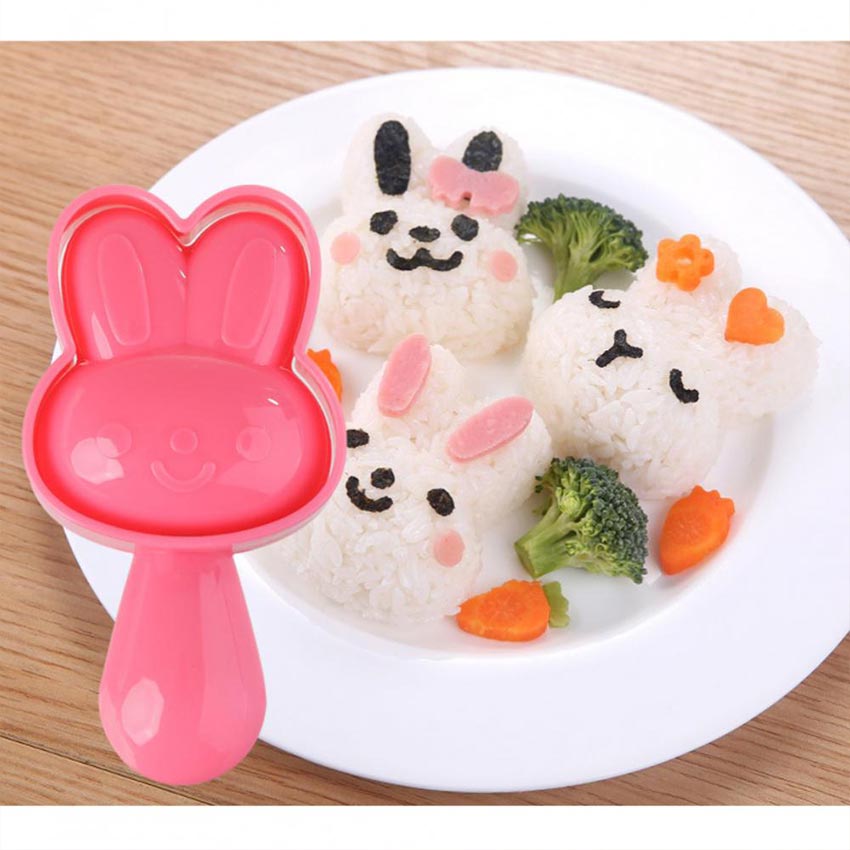 Fellibay fellibay hofumix bento accessories sushi mold rice ball mold  cartoon cat pattern sushi bento nori kitchen rice decor kits san