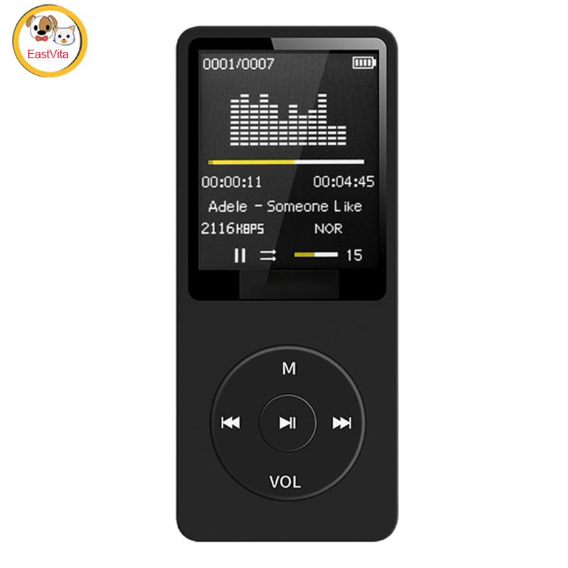 Bluetooth-compatible Mp3 Music Player Lossless Portable Fm Radio External Ultra-thin Student Mp3 Recorder