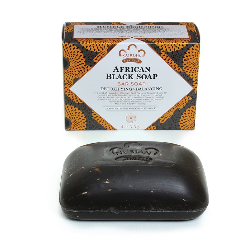 Xà phòng đen châu phi nubian heritage african black bar soap 5oz