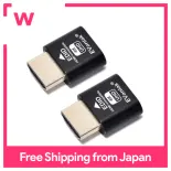 Evanlak HDMI chốt giả không đầu ma trình giả lập màn hình nhôm cao cấp PC (hỗ trợ không đầu 3840x2160 @ 60h thứ 3)-2 gói
