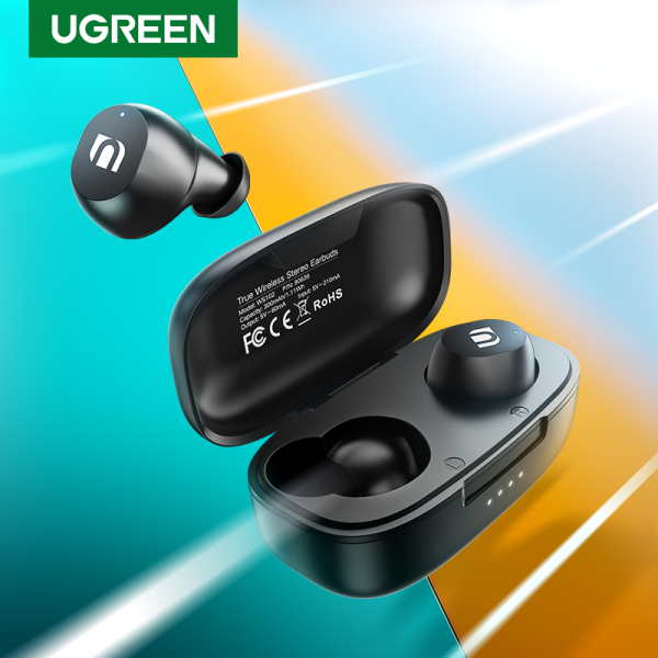 UGREEN Wireless Earbuds Bluetooth Earphone V5.0 Bluetooth V5.0 Earbuds True Wireless Earbuds TWS Bluetooth Headset Sweatproof IPX5 Singapore
