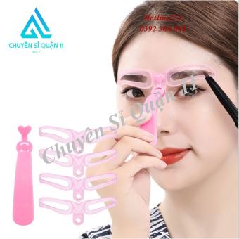 Set 4 Khung kẻ định hình lông mày Khuôn kẻ chân mày cầm tay CMCamTay-set4