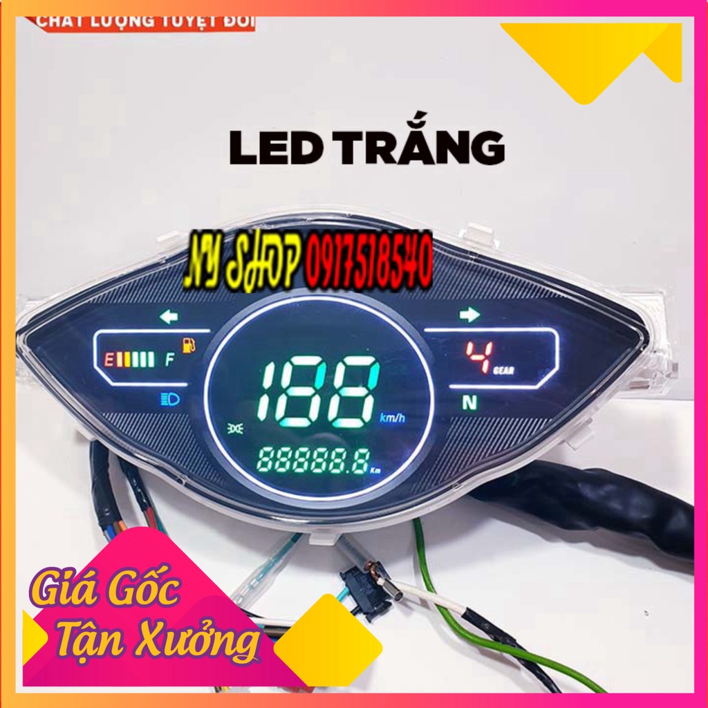 ĐỒNG HỒ ĐIỆN TỬ FULL LCD WAVE ALPHA , WAVE RS, WAVE 100, WAVE 110 , WAVE S (Ảnh Sp thật)