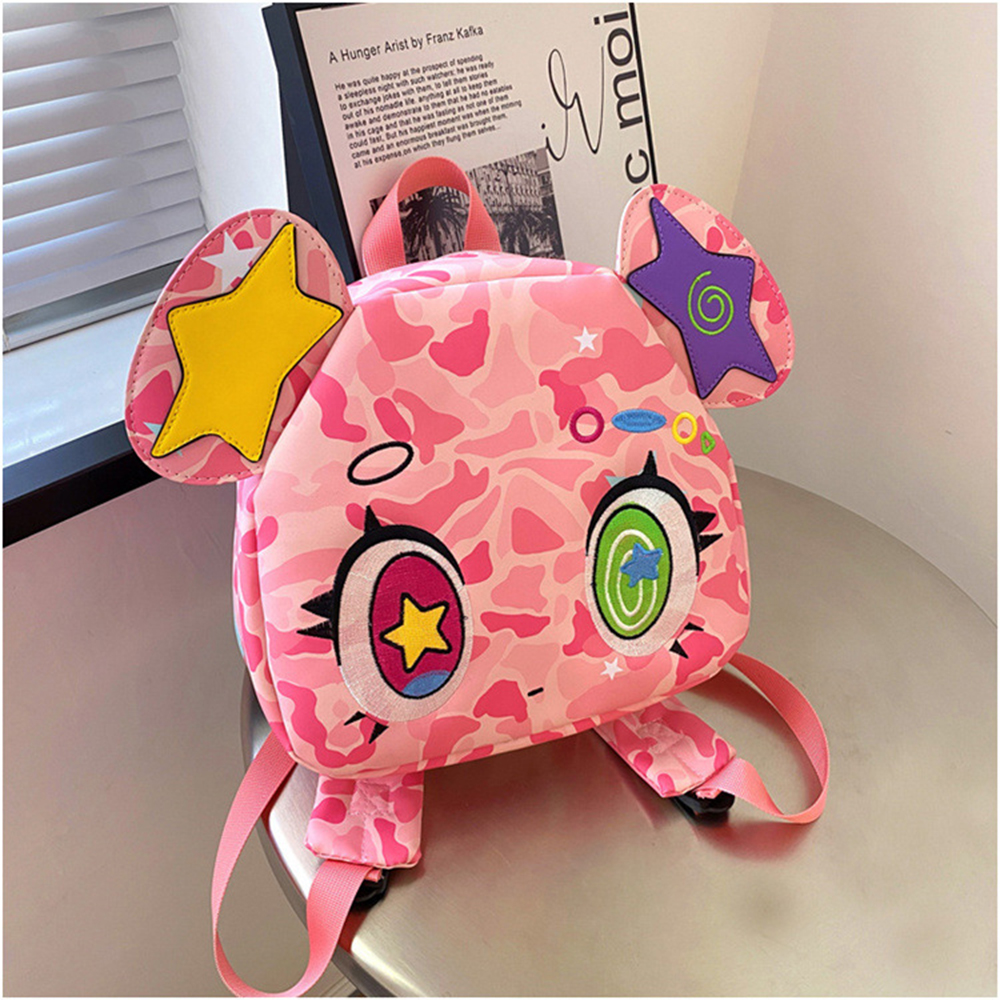 2023 Trend Backpack Itabag Y2K Pink Bear Leather Schoolbag Girls