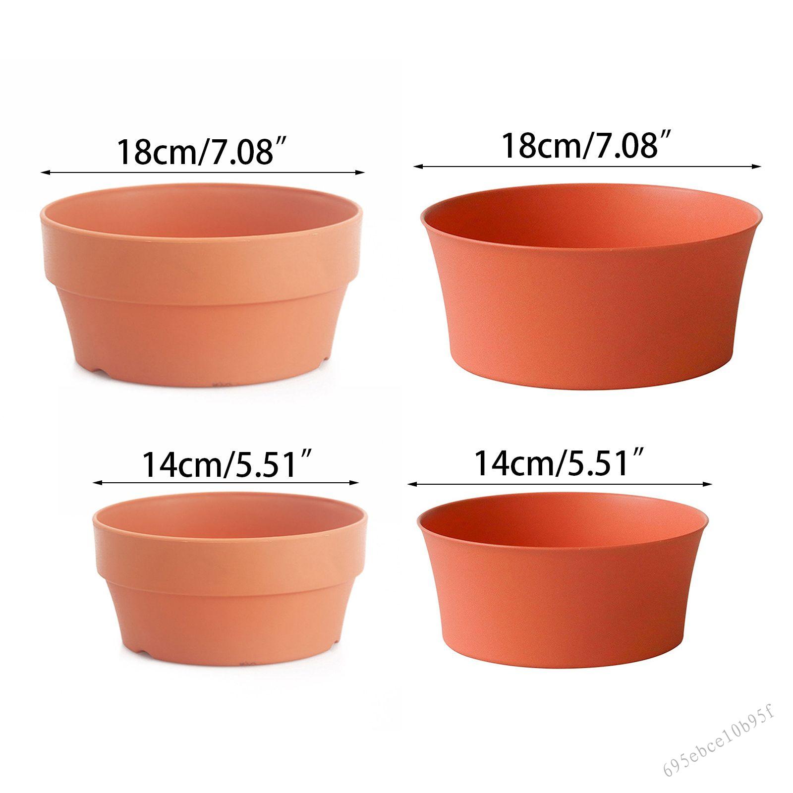 กระถางปลูกต้นไม้แบบถาดขนาด 14 ซม. - กระถางดอกไม้เรียบง่ายสำหรับตกแต่งบ้าน ราคา 29,958 บาท*ส่งฟรี