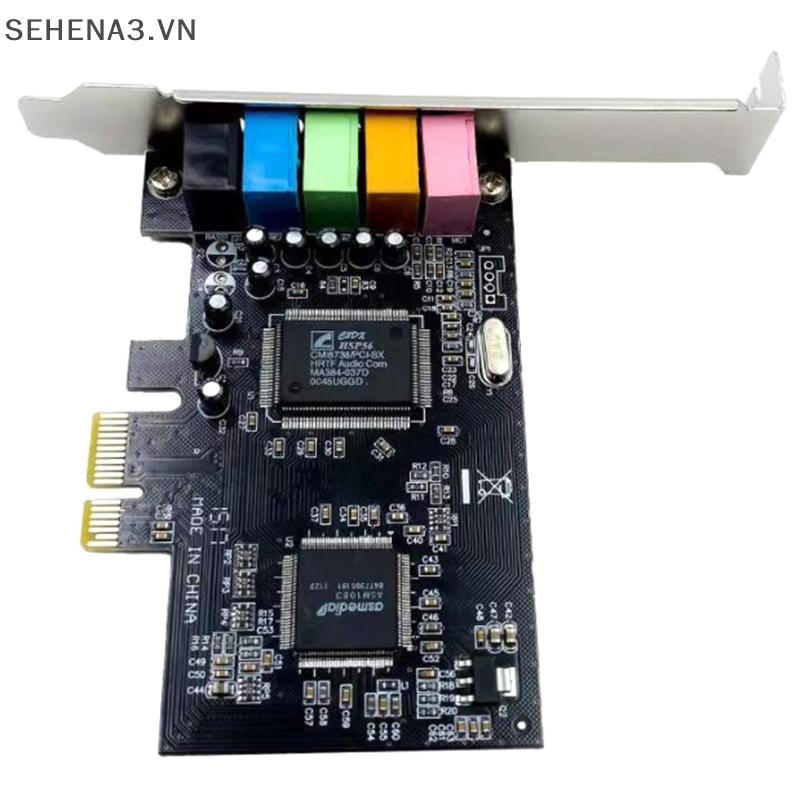 SEHVN PCI-E 5.1 Sound Card Computer PCIE 5.1 Channel 3D Audio 6 Channels 3D Games Music Digital Soun