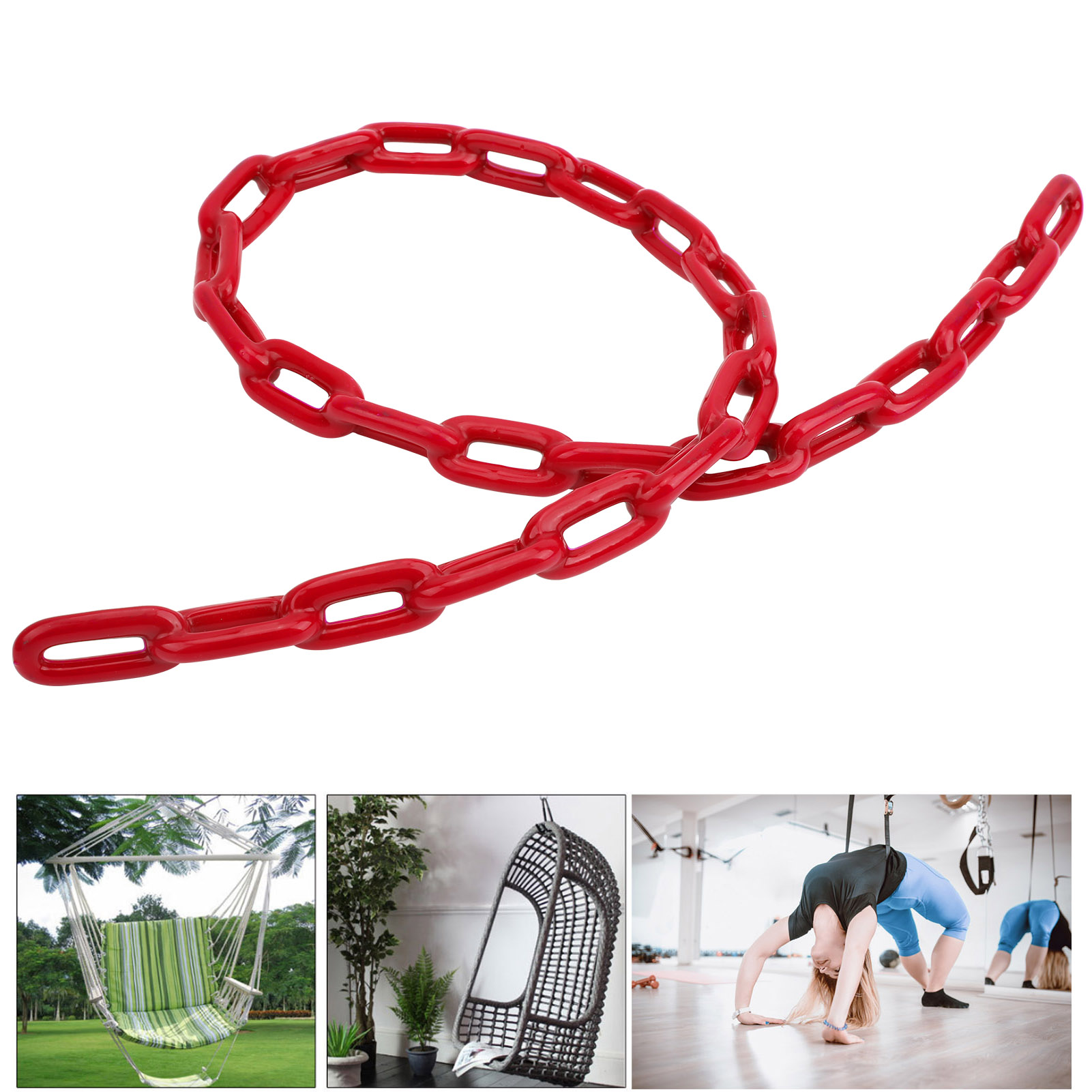Trẻ em kim loại tráng nhựa Swing Dây chuyền nới dài trong nhà XÍCH ĐU ngoài trời phụ kiện