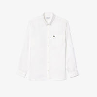 Áo Sơ Mi Lacoste Nam Dáng Suông Chất Liệu Linen