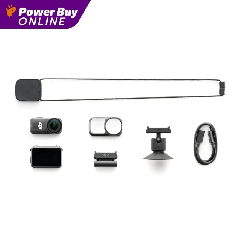 Dji Action Camera (35Mp, 128Gb, Black) Osmo Nano Standard Combo Model ราคา 11,240 บาท*ส่งฟรี