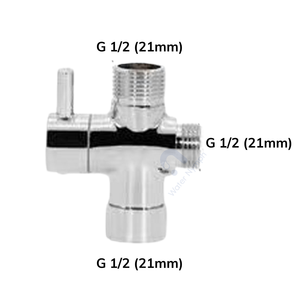 Van chia nước vòi nước bằng đồng thau vòi sen vòi lavaboren G 1/2 3/4