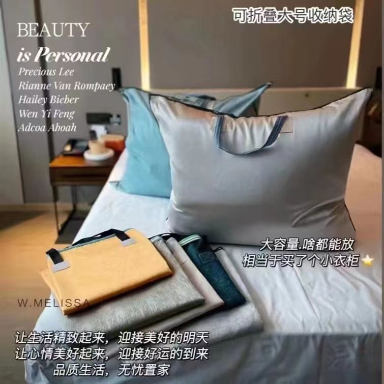 [love beauty] ☆ Large Capacity Buggy Bag Travel Moving Luggage Bag Autumn and Winter Seasonal Clothing Quilt Student Holiday — handbags