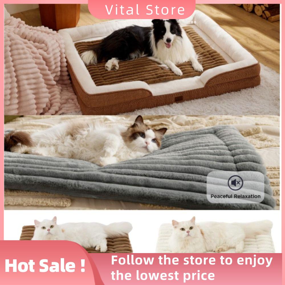 VITAL STORE Siêu mềm Thảm cho mèo và chó Áo nỉ Tự sưởi ấm Thảm ngủ cho thú cưng Thoải mái Ấm áp và thoải mái Giường thú cưng Thú cưng
