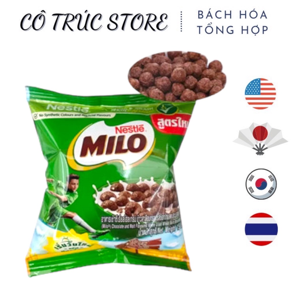 CHÍNH HÃNG Bimbim Milo Nestle Viên Tròn Gói 15g - Ăn Siêu Ngonnnn
