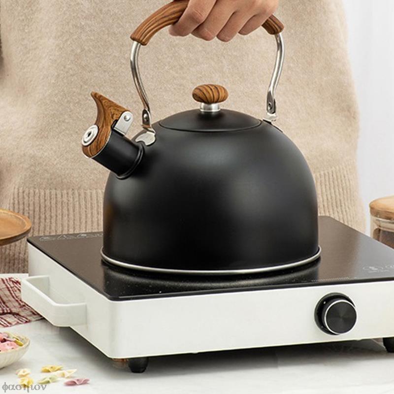 Electric kettles 1pc 2.5l stainless steel whistling tea kettle stovetops  food grade cookers water kettles