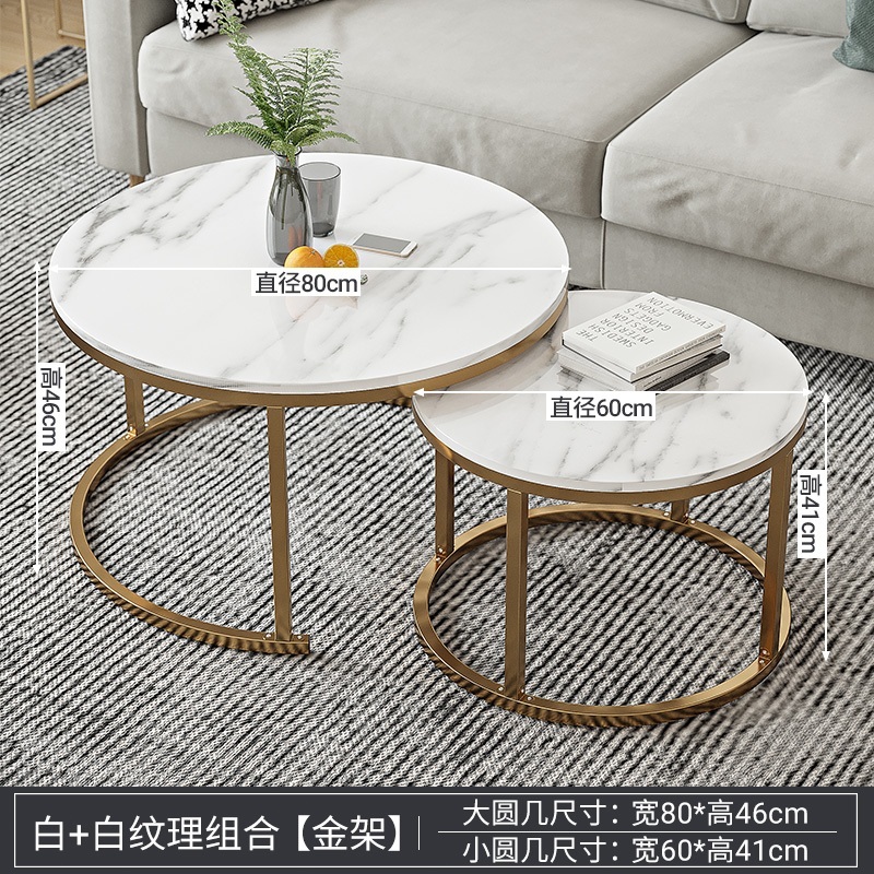 api โต๊ะรับแขก โต๊ะกลางโซฟา 80cm โต๊ะกาแฟ ลายหินอ่อน สไตล์โมเดิร์น ตกแต่งเฟอร์นิเจอร์ ราคา 409 บาท*ส่งฟรี