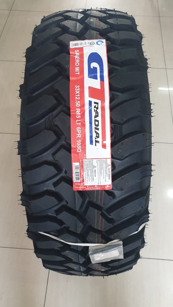 PROMO GT RADIAL Savero MT 33 x 12.5 R15 Ban ukuran 33 Ring 15 Ban Mobil OFFROAD JEEP 4x4 Harga 1,599,000 rupiah*Gratis Ongkir