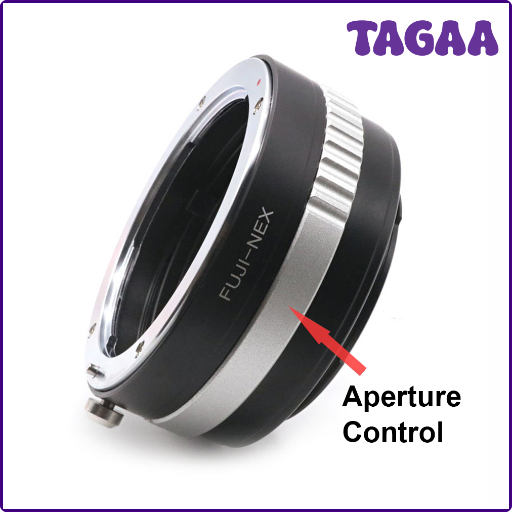 Nvaha FUJI-NEX ax-e Vòng chuyển ngàm kiểm soát khẩu độ cho fujica AX (Cũ x) Ống kính ngàm cho Sony F