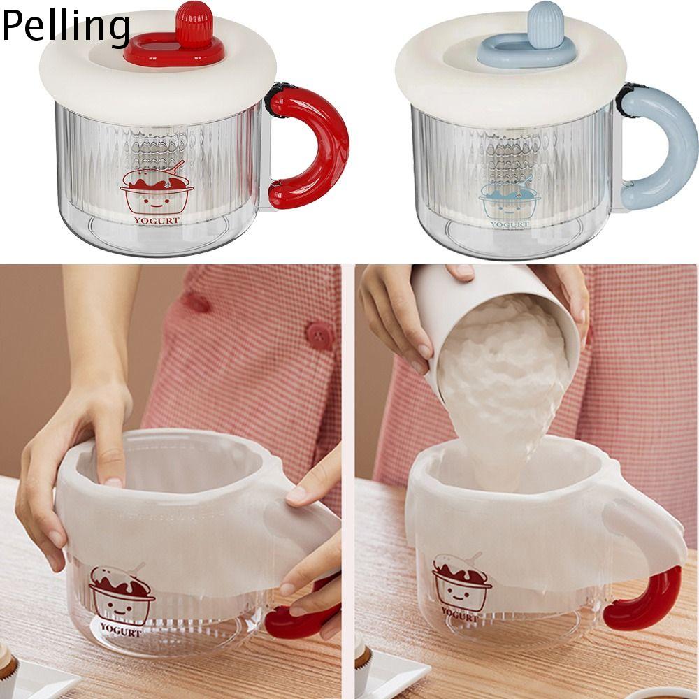 PELLING Lưới mịn Dụng cụ lọc sữa chua Hy Lạp Có thể giặt được Có thể tái sử dụng Máy làm sữa chua đặc Đa năng với lưới lọc Bộ lọc sữa chua tự làm Nhà bếp